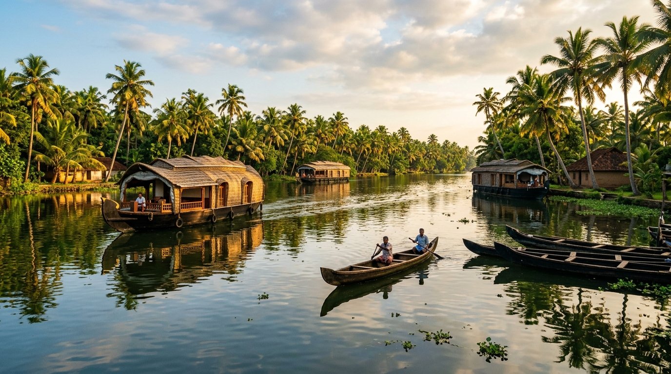 Kerala Backwaters and Traditional Houseboats - Calista EPC Service Region
